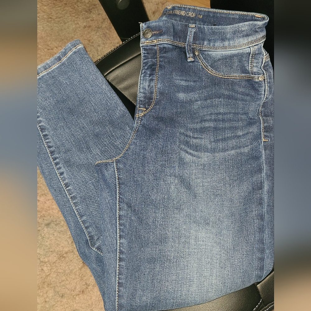Chico's So Slimmimg Girlfriend Crop Jeans - Picture 3 of 7